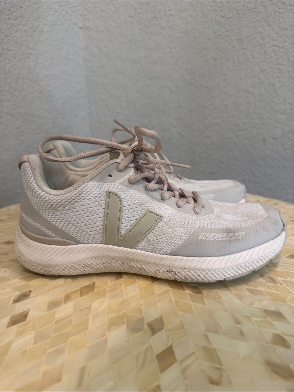 Veja Light Gray Women's Running Sneakers - Neutral Comfort size 7 women’s